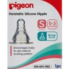 PIGEON PERISTALTIC PLUS NIPPLE WIDE NECK SS 1P