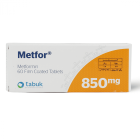 METFOR 850 MG TABLET 50P