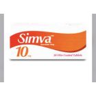 SIMVA 10 MG TABLET 30P
