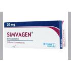 SIMVAGEN 20 MG TABLET 30P