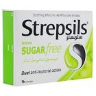 STREPSILS LOZENGE LEMON SUGAR FREE 16P