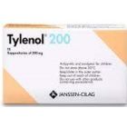 TYLENOL 200 MG SUPPOSITORY 10P