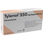 TYLENOL 350MG SUPPOSITORY 10P