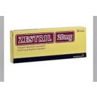 ZESTRIL 20 MG TABLET 28P