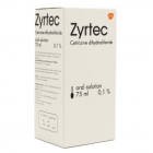 ZYRTEC 0.1% SYRUP 75 ML