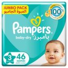 PAMPERS BABY DIAPERS JUMBO (3) 4-9 KG 46*3 C