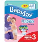 BABYJOY BABY DIAPERS JUMBO (3) 52*3C GIRL