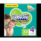 BABYJOY BABY DIAPERS ECONOMY (4) 32*4 C