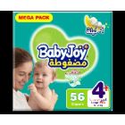 BABYJOY BABY DIAPERS MEGA (4+) 56*3 C