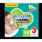 BABYJOY BABY DIAPERS MEGA (3) 68*3 C