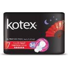 KOTEX FEMALE NAPKINS ULTRATHIN WITH WINGS LARGE 7*14 C