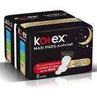KOTEX FEMALE NAPKINS MAXI WITH WINGES NIGHT 8*10 C