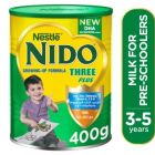 NIDO BABY MILK POWDDER (3) PLUS (GREEN) FROM 3 TO 5 YEARS 400 GM 24 C
