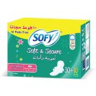 SOFY FEMININE NAPKINE SOFT SECURE MAXI COMPRESSED NORMAL 30+10*4C