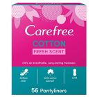 CAREFREE FEMALE NAPKINS COTTON 58/56 PC 5 C