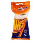 GILLETTE NACET 2 DISPOSABLE RAZOR 5P BAG