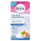 VEET HAIR REMOVAL WAX STRIPS SENSITIVE SKIN 20 WAX