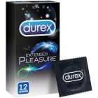 DUREX CONDOM EXTENDED PLEASURE 12 P