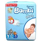 SANITA BAMBY BABY DIAPERS MEGA (3) 92*2 C