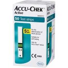 ACCU CHEK ACTIVE GLUCOSE TESTING STRIPS 50 P