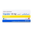 CIPRALEX 10 MG TABLET 28P