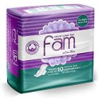 FAM FEMALE NAPKINS THIN WITH WINGS REGULAR 20*9 C