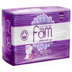 FAM FEMALE NAPKINS MAXI WITH WINGS 8*2*9 C