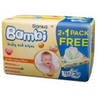 SANITA BAMBI WET WIPES FRESH 64*2+1 FREE * 4 C