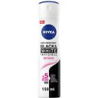 NIVEA DEODERANT SPRAY WOMEN INVISIBLE BLACK & WHITE 150 ML