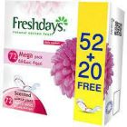 FRESH DAYS FEMALE NAPKINS UNSCENTED 52+20*6