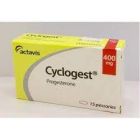CYCLOGEST 400 VAG SUPPOSITORY REF