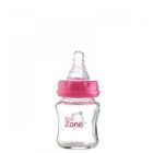 BABY ZONE FEEDING GLASS BOTTLE 120 ML 8526