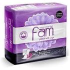 FAM FEMALE NAPKINS NIGHT WITH WINGS COMPRESSED 24*8 C
