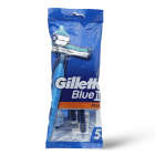 GILLETTE BLUE 2 PLUS DISPOSABLE RAZOR (5) BAG 24C