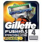 GILLETTE FUSION PROGLIDE POWER RAZOR 4P