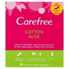 CAREFREE FEMALE NAPKINS ALOE VERA 58/56 PC 5 C