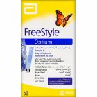 FREESTYLE OPTIUM BLOOD GLUCOSE TEST STRIPS 50 P