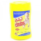 CHUBS WET WIPES YELLOW ROUND BOX 80  P