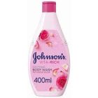JOHNSON VITA-RICH BODY WASH ROSE WATER 400 ML