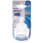 AVENT FEEDING BOTTLE NIPPLE CLASSIC TEATS 3 HOLE3 M+ 2P