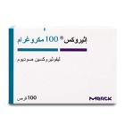 EUTHYROX 100 MCG TABLET 100P