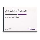 EUTHYROX 50 MCG TABLET 100P