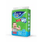 FINE BABY DIAPER JUMBO (3) 52*3 PK
