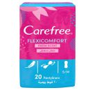 CAREFREE FEMALE NAPKINS FLEXI COMFORT COTTON 20 PC 48 C