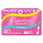 CAREFREE FEMALE NAPKINS FLEXI COMFORT REFRESHING COTTON 40 PC 24 C