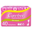 CAREFREE FEMALE NAPKINS FLEXI COMFORT ALOE VERA 40 PC 24 C