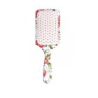 ROSE AROMA HAIR BRUSH WHITE SQUARE 4714