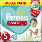 PAMPERS BABY DIAPERS PANTS MEGA (5) 11-25 KG 48/56*2 C
