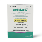 KOMBIGLYZE XR 2.5MG/1000MG TABLET 60P