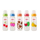 PIGEON FEEDING PLASTIC BOTTLE FRUITS DECORATED 240 ML